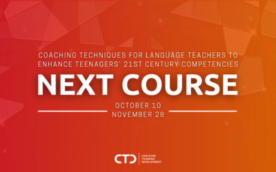 Coaching techniques for language teachers. Enrollments open for the next course
